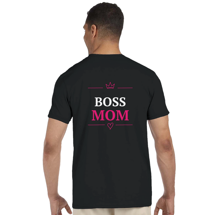 Boss Mom — VYXXI T-shirt zwart