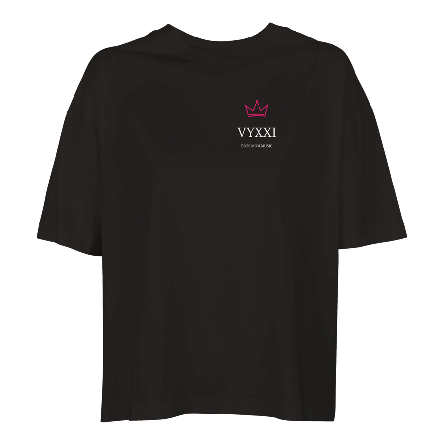 No Drama Just Goals — VYXXI oversized T-shirt zwart
