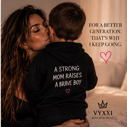 A strong mom raises a brave boy